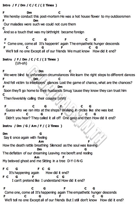 how did it end ukulele|How Did It End .